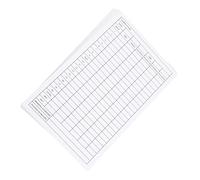 SOIMISS 20Pcs Golf Scorecards Coated Paper for Accurate Score Recording Tools Sturdy Accessories for Tournaments and Practice