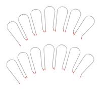 SOIMISS 20pcs Heated Curling Roller Clamps U-shaped Hair Curler Replacement Clips for Hair for Extensions and Perm Kits