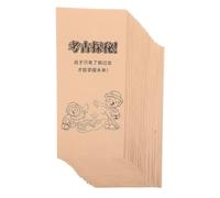 SOIMISS 20pcs Kraft Paper Excavation Packaging Bag with Separated Sections and Large Storage Space for Educational Archaeology Excavation Games, Ergonomic Design for Young Explorers