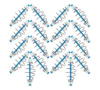 SOIMISS 20Pcs Luminous Olive-Shaped Spring Carp Feeders Fishing Bait Cages Medium Size Coarse Fishing Tackle Suitable for Carp Method Feeder Angling