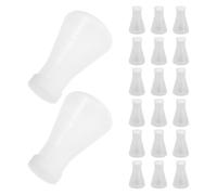 SOIMISS 20pcs Ml Plastic Conical Flask with Lid for Laboratory Use, Lightweight and Efficient Mixing, for Biological Settings and Research Experiments