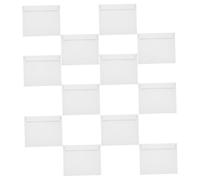 SOIMISS 20pcs Rigid Self Sealing Cardboard Envelopes for Shipping Documents Mailers with Tear Strip Spacious Flat White Envelopes for Business Use