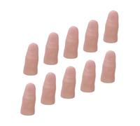 SOIMISS 20pcs Simulated Finger Cots Fake Fingers for Practice Training Includes Thumb Sleeve and Toy Props for Stage Show