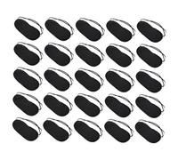 SOIMISS 20Pcs Soft Sleeping Eye Masks with Elastic Bands Light Blocking Eye Covers for Travel Nap Night Sleep Comfortable Supple for Men and Women
