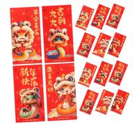 SOIMISS 20Pcs Year of Snake Red Envelopes Thick Paper Chinese Lucky Money Packets Lunar Year Red Packets for Spring Festival Wedding Birthday with Traditional Modern Design