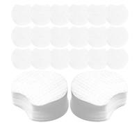 SOIMISS 2400Pcs Half-Moon Makeup Removal Pads, Thickened Pearl Texture Non-Woven Cotton Face Cleansing Pads for Eye and Face Makeup Removal, Travel Cosmetic Wipes for Women and