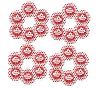 SOIMISS 24pcs Red Maple Leaf Paper Plates Dessert Plates for Canadian Independence Day Party Decorations Festive Patriotic Serving Dish Set for National Celebrations and Snacks