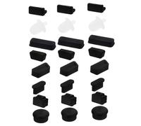 SOIMISS 24pcs Silicone USB Port Cover Plug Set for Computer and Motherboard Interface, Recyclable Dustproof Stopper Protector for PC and DIY Computers Random Color