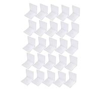 SOIMISS 25PCS Transparent CD Storage Boxes Double Disc Holder Portable DVD Cases for Home Use Clear Plastic Compact CD Package Organizer