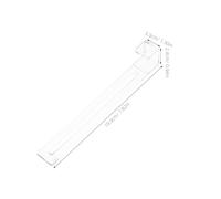 SOIMISS 2pcs Adjustable Aquarium Hooks for Reptile Basking Platforms and Turtle Climbing Ramps Multipurpose Plastic Tank Hangers Compatible with Various Basking Spot Slopes and Aquatic