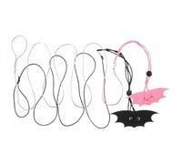 SOIMISS 2pcs Adjustable Hamster Leash with Soft Cloth Harness and Bat Wing for Small Animals like Hamsters and Little Bears, Comfortable and Secure Rope for Guinea Pig and Mouse Walks