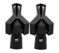 SOIMISS 2pcs Adjustable Microphone Clips Multi-function Holder for Wired and Wireless Mics Stand Clamp with Female Screw Adapter for Improved Audio Performance and Vibration Reduction