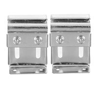 SOIMISS 2pcs Adjustable Top Roller Bracket Garage Door Parts Durable Galvanized Hardware for Residential Doors Rust Fixed Pulley Support for Smooth Quiet Operation