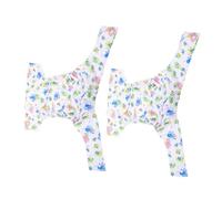 SOIMISS 2pcs Adult Cloth Diapers with Maximum Absorbency Stylish Print Design Reusable for Elderly Care Soft and Leakproof for Daily Use