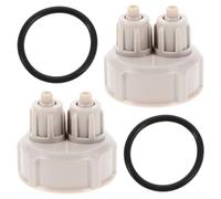 SOIMISS 2pcs Aquarium Co2 Bottle Caps Air Diffuser DIY Fast Twist Cap for Fish Tank Carbon Dioxide System Pro Tube Gauge Suitable for Home Brewing and Aquarium Reactors