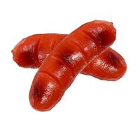 SOIMISS 2pcs Artificial Hot Dog Prop Sausages Pvc Material High Realism Will Not Spoil Or Degrade Realistic Fake Food Table Decoration for Home Decor and Layout