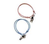 SOIMISS 2pcs Astronaut Bracelet Hair Ties Matching Astronaut Hair Rope for Couples Friends Students Ties Rope