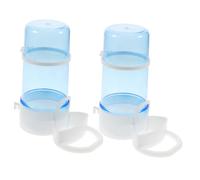 SOIMISS 2Pcs Automatic Pet Food Dispenser Large Capacity Plastic Feeder with Controlled Portion for Hamsters Rabbits Squirrels and Birds Easy to Install and Clean Random Color Random Color