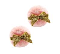 SOIMISS 2pcs Baby Powder Applicator Set Long Plush Fiber Applicators with Glitter for Delicate Skin Care and Makeup Application