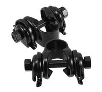 SOIMISS 2pcs Bicycle Saddle Conversion Clamp Seat Adapter for Standard Rail Saddles Bike Parts for Mountain Folding Road Exercise Bikes Support for Comfortable Riding