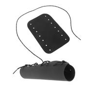 SOIMISS 2pcs Black Pu French Horn Handle Wraps Lightweight Horn Hand Protector Pads Cushion Accessories for Protection against Dirt and Damage