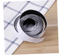 SOIMISS 2PCS Black Self-adhesive Hook and Loop Strips DIY Cutting Tape for Window Screen Sealing and Mosquito Net Fixing Strong Grip Double-sided Fastening for Home Crafts and Repairs