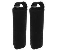 SOIMISS 2pcs Black Silicone Grip Pads for Walker and Wheelchair Handles, Arched Ergonomic Forearm Pads Dot Texture and Fine Anti-slip Pattern, Providing Increased Stability and Secure
