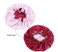 SOIMISS 2pcs Boy Girl's Satin Round Hat Delicate Sleeping Cowl for Boys and Girls Elastic Edge for Home and Travel Hair Protection Accessory for Toddlers and Girls