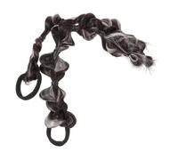 SOIMISS 2pcs Braided Hair Tail Extension Synthetic Wig Bubble Hair Tail Extensions Long Braided Wig for Women