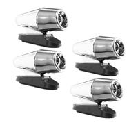 SOIMISS 2pcs Car Deer Warning Whistles Small Animal Alert Devices for Vehicles Protect Wildlife Safety with Sturdy Design Suitable for Cars and Motorcycles Silver and Black