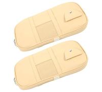 SOIMISS 2pcs Car Storage Bag Sun Visor Organizer Pouch Holder for Documents Cards Pen Auto Interior Accessories for Keeping Essential Items Tidy in Vehicle