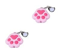 SOIMISS 2pcs Cat Key Chain Cute Keyring Features Interactive Cat Voice Function for Bag Key Accessories