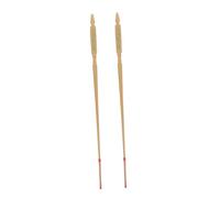 SOIMISS 2pcs Chinese Dulcimer Hammer Sticks Ergonomic Design for Enhanced Playing Unique Green Bamboo Pattern Durable Construction for All Yangqin Models Professional Music Instrument