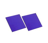 SOIMISS 2pcs Cobalt Glass Sheets for Chemistry Experiments Flame Color Reaction Tool Compatible with Lab Equipment Design for Educational Use