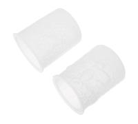 SOIMISS 2pcs Cylinder Beeswax Candle Mold with Honeycomb and Bee Patterns, Silicone Material 7.20x6.00x6.00cm, Resists Warping and Features Realistic Details, for Epoxy Resin Art