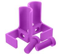 SOIMISS 2PCS Diamond Art Canvas Roller Holder Sturdy Plastic Table Clamps for Painting Storage Portable Canvas Organizer Rack for Rhinestone Art Projects Compatibility for Artists