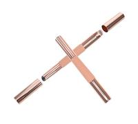 SOIMISS 2PCS Double Headed Silicone Lip and Concealer Brush with Cover Retractable Dual-ended Makeup Applicator for Precise Lipstick and Concealer Application Reusable for Daily Beauty Use