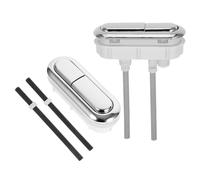 SOIMISS 2pcs Dual Flush Toilet Button Pusher Toilet Tank Push Button Replacement Fit for Bathroom Tank Top Flush Efficient Water-Saving Dual Control Modern Minimalist Design Random Color