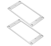SOIMISS 2pcs Electric Guitar Pickup Frames in Silver Iron, High Reliability and Precision Production, Useful Pickup Frame for Electric Guitar Replacement Parts