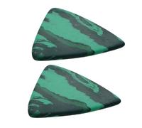 SOIMISS 2pcs Emerald Pick Guitar Picks Bass Plectrums Music for Rock Guitar Players Creative Fingertip Protectors Accessory