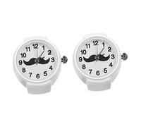 SOIMISS 2pcs Finger Watch Elastic Finger Watch Shiny Decor Design Material Practical Decorative for Men and Women Unique Option