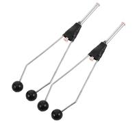 SOIMISS 2pcs Fly Tying Bobbin Holder with Ceramic Tube Stainless Steel Portable Fly Tying Thread Holder for Optimized Line Control and Traveling Anglers