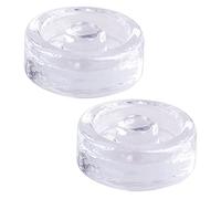 SOIMISS 2Pcs Glass Fermentation Weights for Mason Jars Heavy Wide Mouth Fermenting Lids with Multi Function Design Food Safe Material for Pickling Sauerkraut Kimchi and Meal Prep Storage