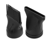 SOIMISS 2pcs Hair Dryer Nozzle Blow Flat Hair Nozzle Plastic Duckbill-shaped Resistant to Deformation Precise Styling Salon Hairdressing Tool