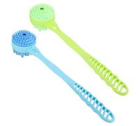 SOIMISS 2pcs Handheld Back Massager Massage Knock Hammer Double-Head Manual Body Massage Stick for Acupoint Stimulation and Muscle Relaxation Suitable for Home and Travel Random Color