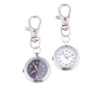 SOIMISS 2pcs Hanging Nurse Watch Keychain Design Pocket Watch for Medical Professionals Stylish Pendant for Nurses and Doctors for Healthcare Workers