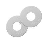 SOIMISS 2pcs High Strength Metal Guitar Toggle Switch Washer Plate Control Switch Ring for Electric Guitars Rhythm Treble Indicator Rings Fit for Various Models