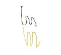 SOIMISS 2pcs Iron Chain T-Shaped Chain Accessory for Creative for Clothes Accessories