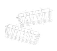SOIMISS 2pcs Iron Rabbit Feeder Rack Hanging Hay Holder for Household Use Minimizes Waste Keeps Food Clean and Organized White