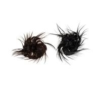 SOIMISS 2pcs Messy Bun Hairpiece Synthetic Hair Bun Scrunchies Chignon Hair Extensions for Women Volumizing Updo for Daily Wedding Party Office Easy to Use